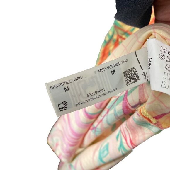 Bluesteel Floral Print Summer Boho Dress Midi/ Maxi Length in Size Medium - Picture 7 of 9